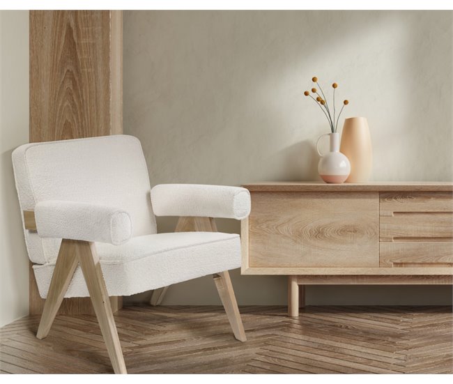 Conforama Sillón Decorativo ARTEMISA Blanco