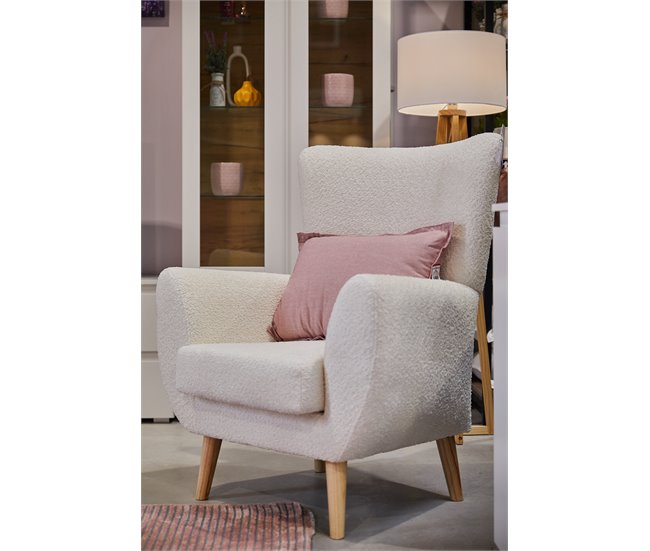 Conforama Sillón Decorativo Color Blanco BOB