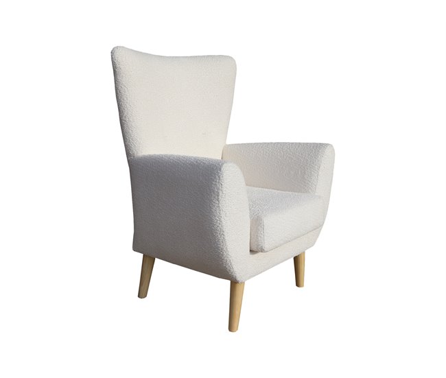 Conforama Sillón Decorativo Color Blanco BOB