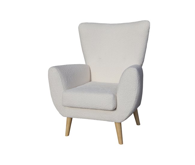 Conforama Sillón Decorativo Color Blanco BOB