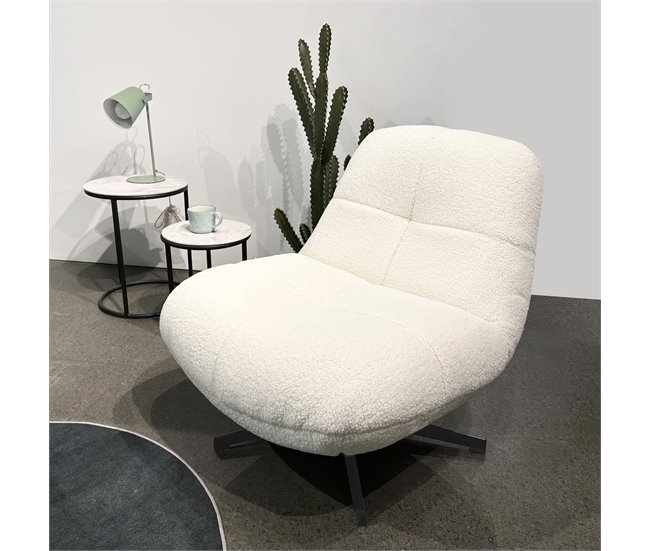 Conforama Sillon Decorativo Color Blanco CADI