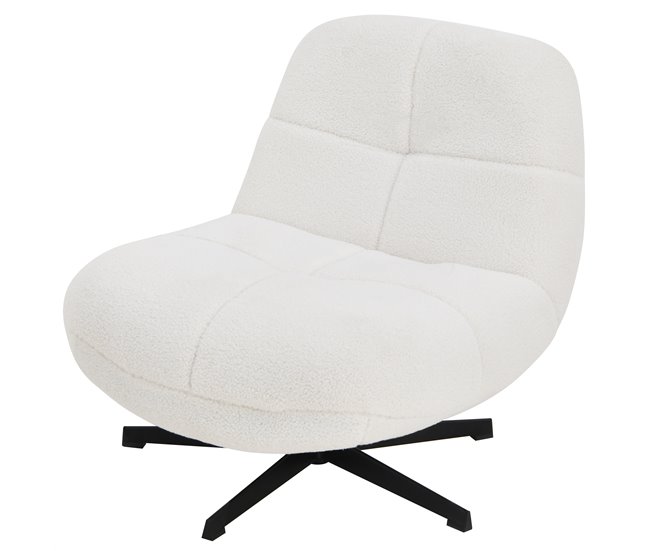 Conforama Sillon Decorativo Color Blanco CADI
