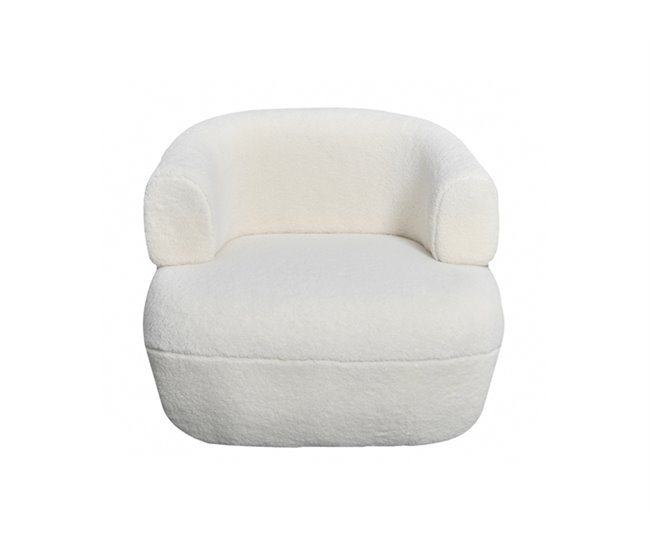 Conforama Sillon decorativo color blanco IVORY