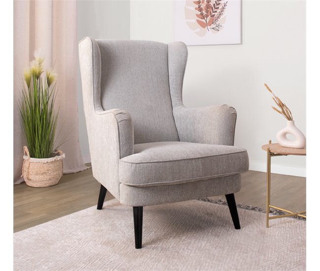 Conforama Sillón Decorativo WENDY Color Beige