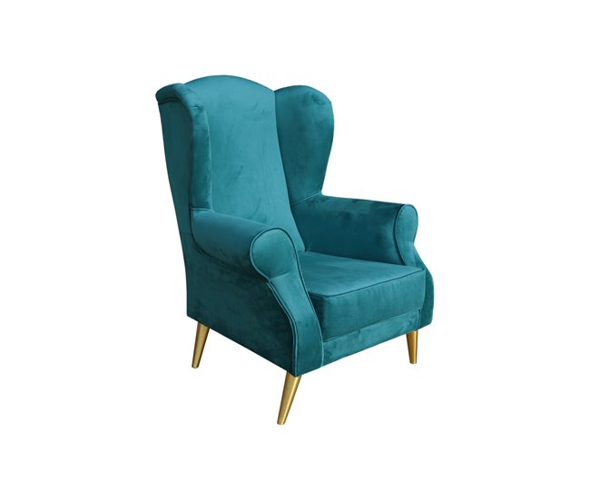 Conforama Sillón FLORENCIA Decorativo Color Azul