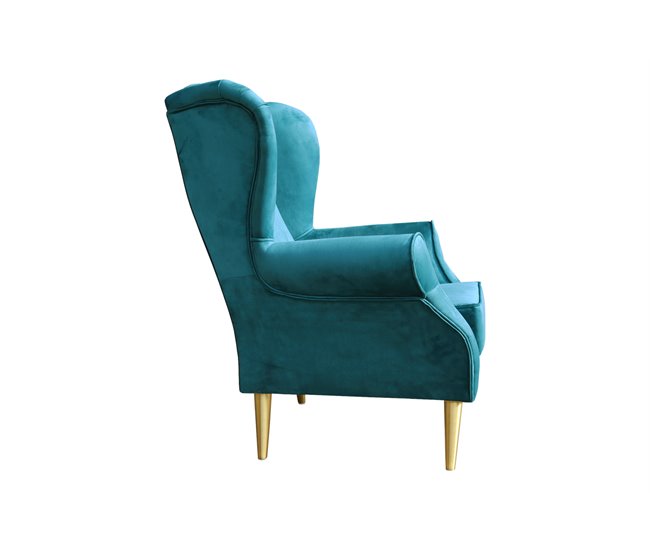 Conforama Sillón FLORENCIA Decorativo Color Azul