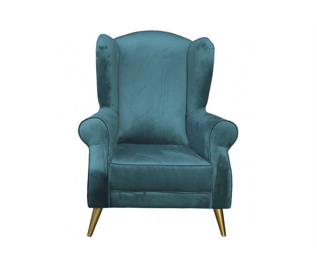 Conforama Sillón FLORENCIA decorativo color azul