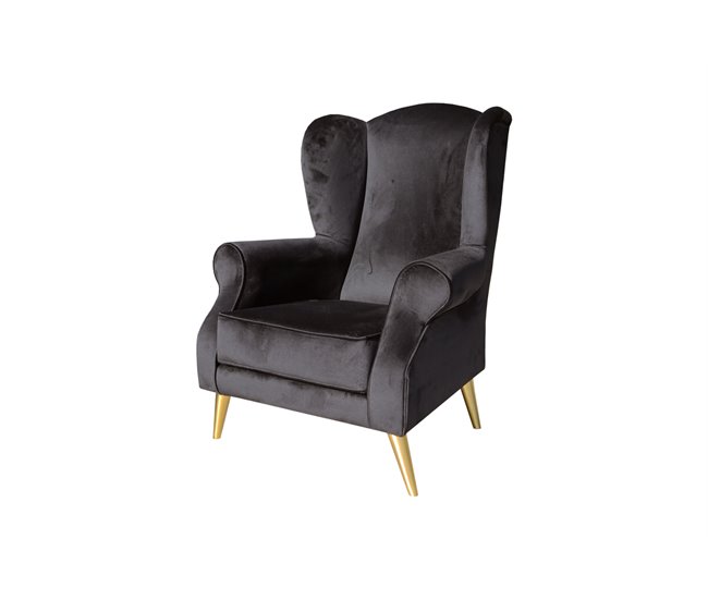 Conforama Sillón FLORENCIA Decorativo Color Negro