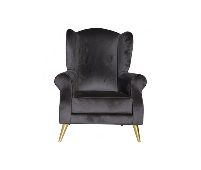 Conforama Sillón FLORENCIA decorativo color negro