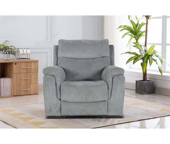Conforama Sillón HERA Relax Eléctrico Gris Claro