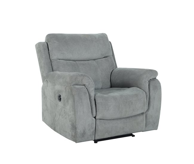 Conforama Sillón HERA Relax Eléctrico Gris Claro