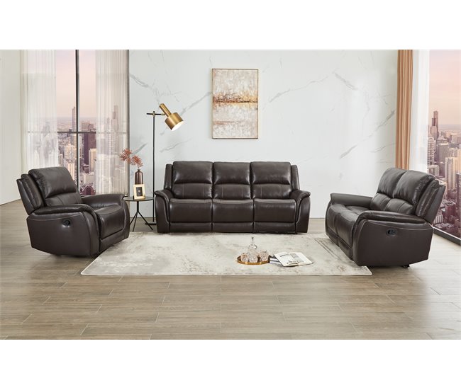 Conforama Sillón Relax Manual Color Marrón NINFA