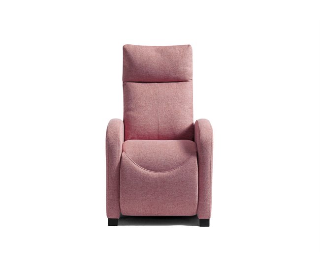 Conforama Sillón relax MILU manual color rosa