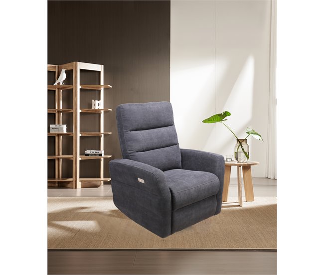 Conforama Sillón ZEUS Relax Eléctrico Gris