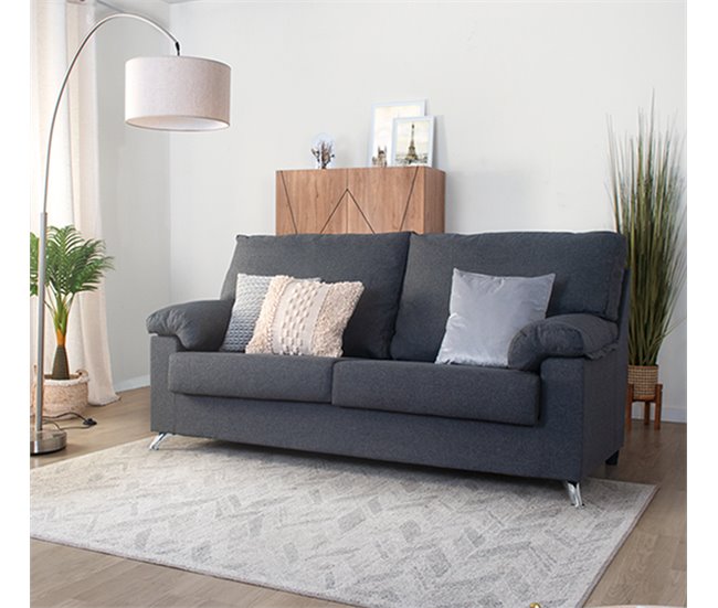 Conforama Sofá 3 Plazas MATIS Color Azul