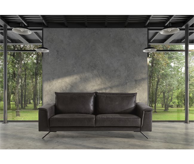 Conforama Sofá 3 Plazas MILANO Antracita