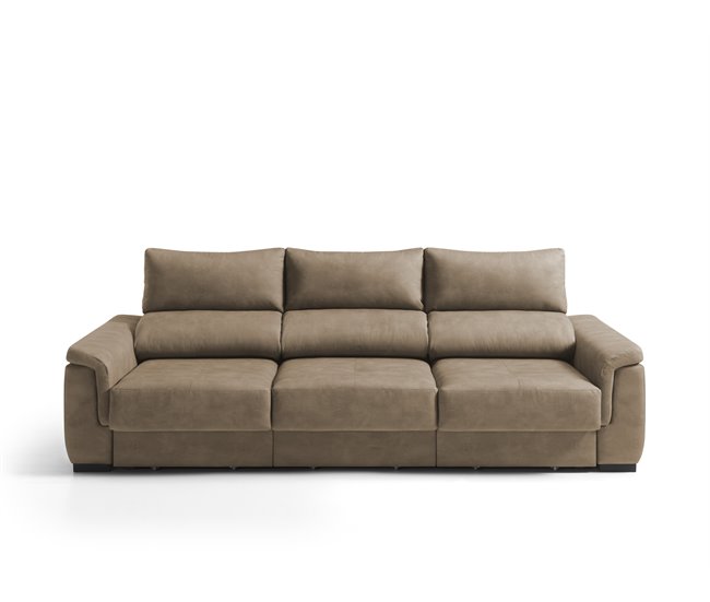 Conforama Sofá 3 Plazas NAHIA Color Camel