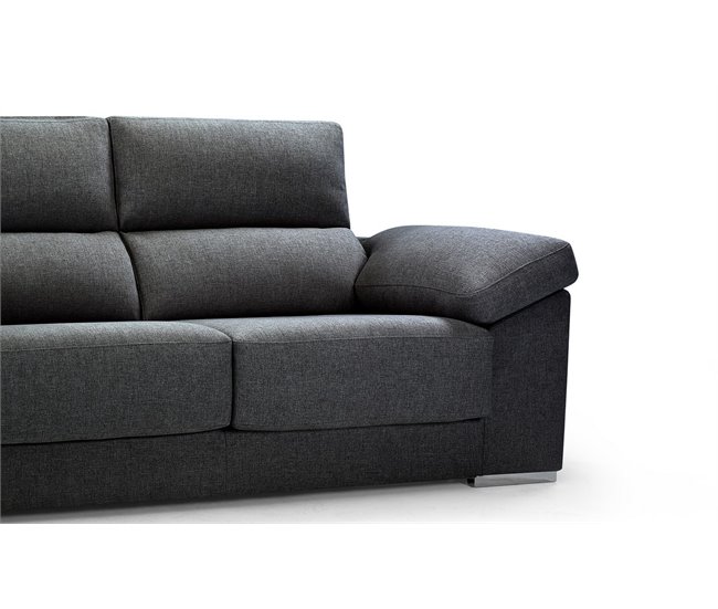 Conforama Sofa 3 Plazas NOEMI Color Antracita