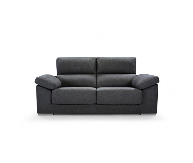Conforama Sofa 3 plazas NOEMI color antracita