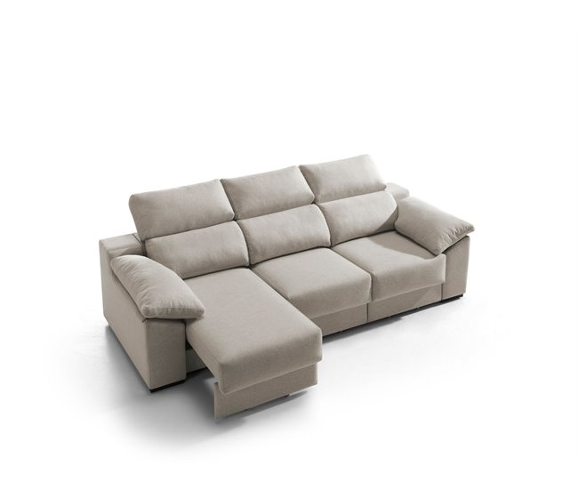 Conforama Sofá 3 Plazas XL KLEE Color Beige