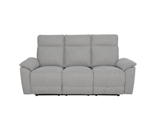 Conforama Sofá ALOISE 3 plazas relax manual beige