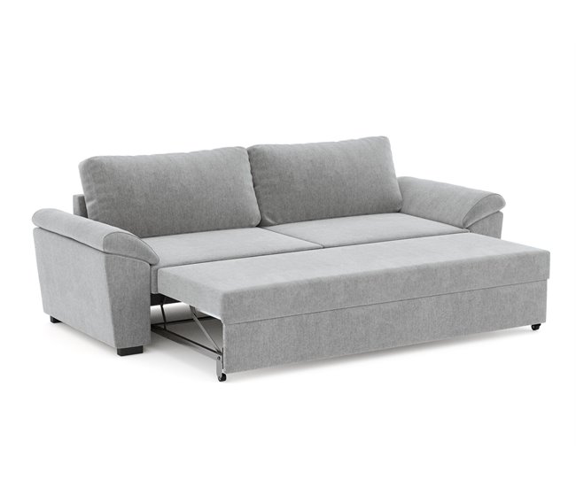 Conforama Sofá Cama 3 Plazas HANSAN Gris Claro