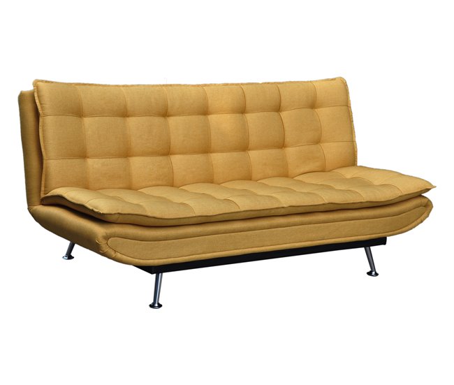 Conforama Sofá Cama De Tela WILLEM Amarillo