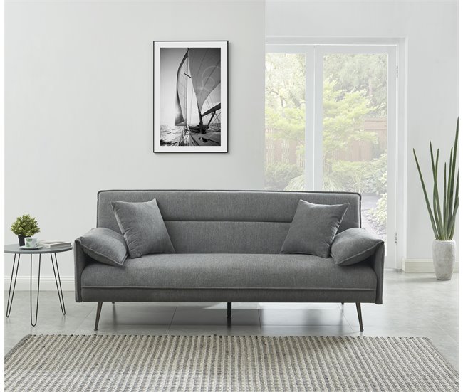 Conforama Sofá Cama EIDEN 3 Plazas Color Gris