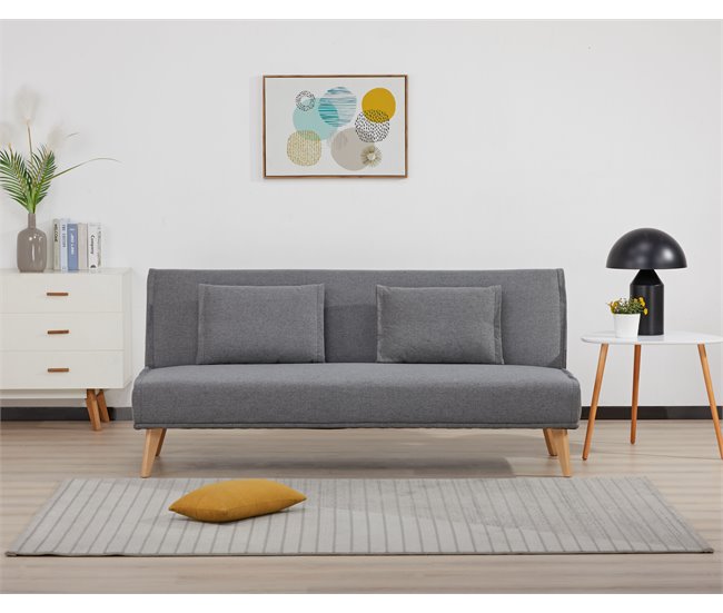 Conforama Sofá Cama QUILA Color Gris Oscuro