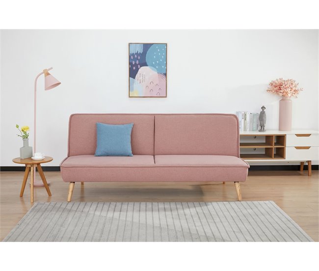 Conforama Sofá Convertible En Cama ROSI Rosa