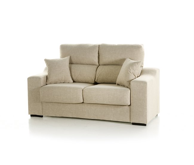 Conforama Sofa De 2 Plazas Beige LUCIA 5