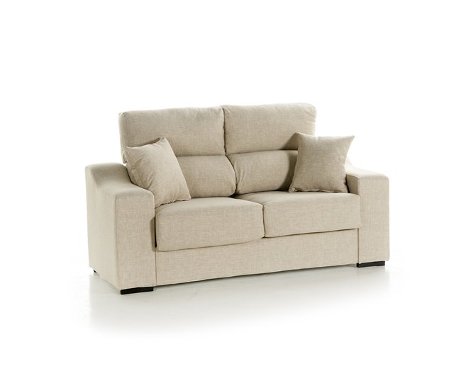 Conforama Sofa De 2 Plazas Beige LUCIA 5