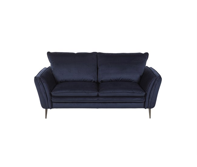 Conforama Sofá de 2 plazas MALERMO color azul