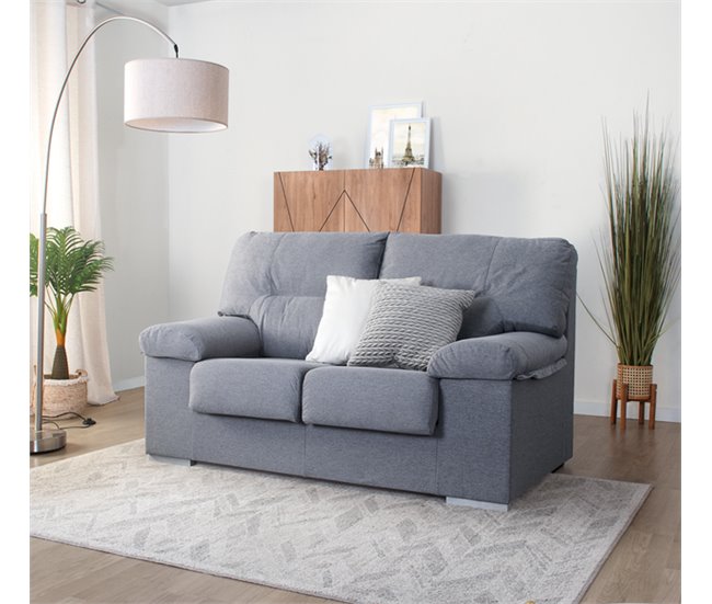 Conforama Sofá De 2 Plazas TORONTO En Color Gris