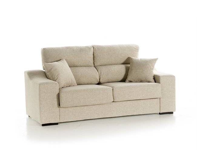 Conforama Sofa De 3 Plazas Beige LUCIA 5