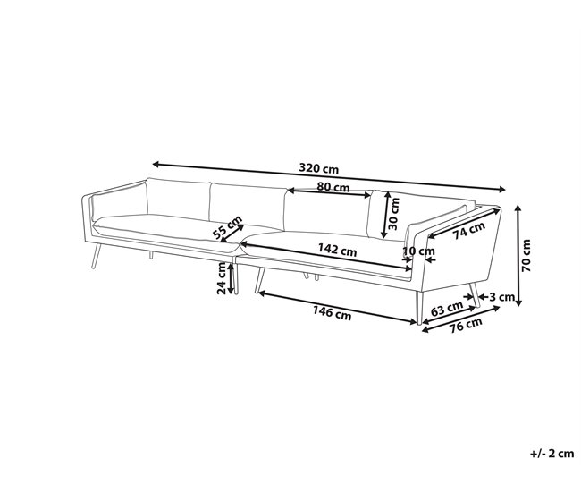 Conforama Sofá De Jardín 4 Plazas Beige LORETELLO
