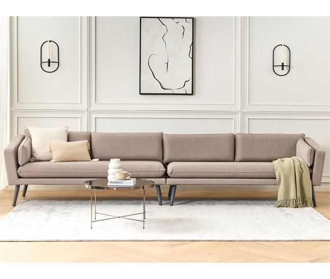 Conforama Sofá De Jardín 4 Plazas Beige LORETELLO