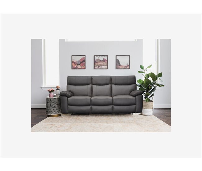 Conforama Sofá Relax De Piel 3 Plazas SHARONA