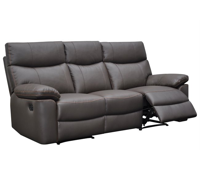 Conforama Sofá Relax De Piel 3 Plazas SHARONA