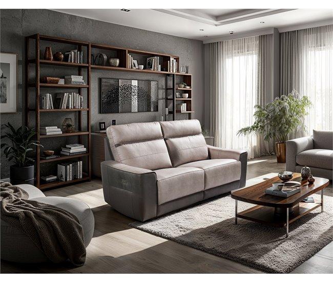 Conforama Sofá Relax Eléctrico 3 Plazas MOON