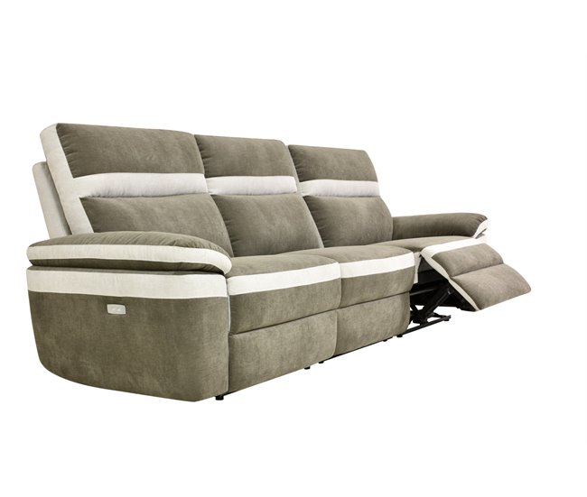Conforama Sofá Relax Eléctrico XXL 3 Plazas LOVE