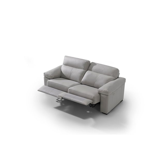Conforama Sofá TENOR 3 Plazas Relax Eléctrico Gris