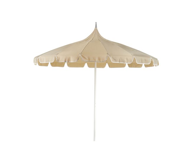 Conforama Sombrilla de jardín beige 245 cm MINOA