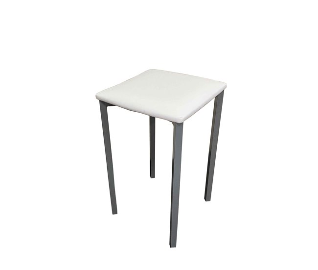 Conforama Taburete Bajo CONFO BASIC Blanco