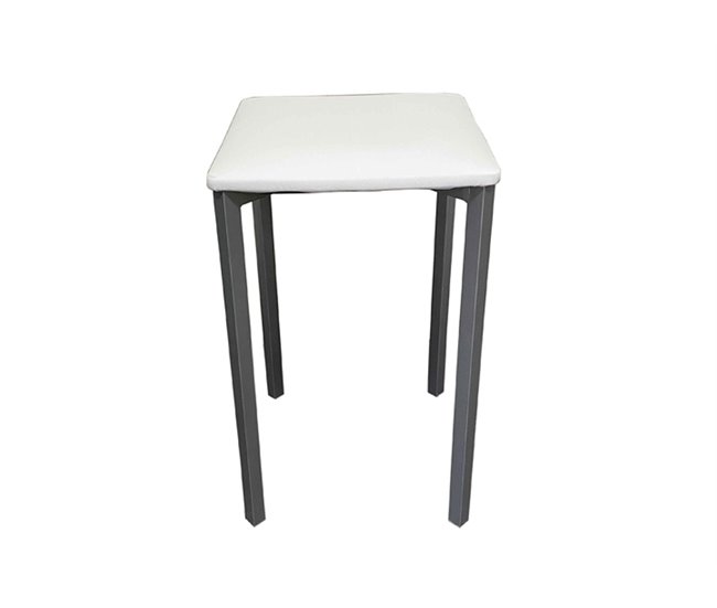 Conforama Taburete bajo CONFO BASIC blanco