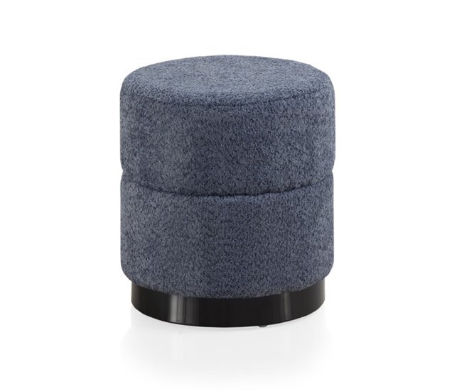 Conforama Tapizado Puf Azul