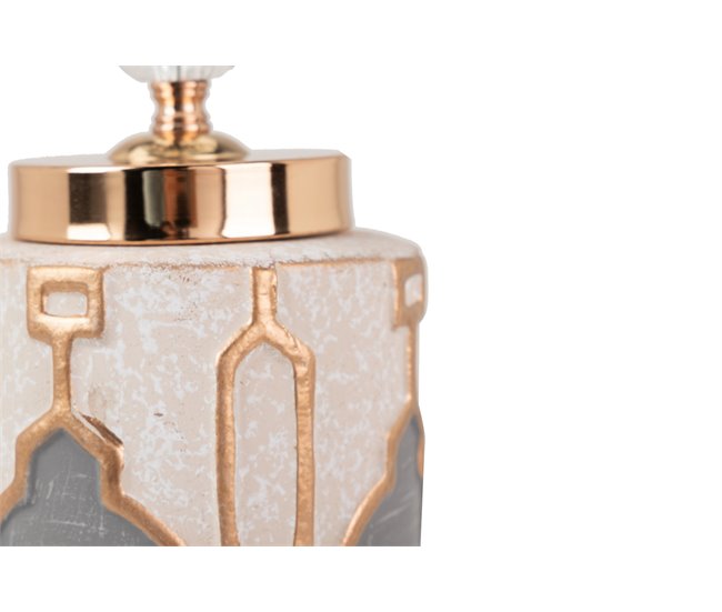 Conforama Tibor Ceramica Neoclasico 14x14x34 Cm