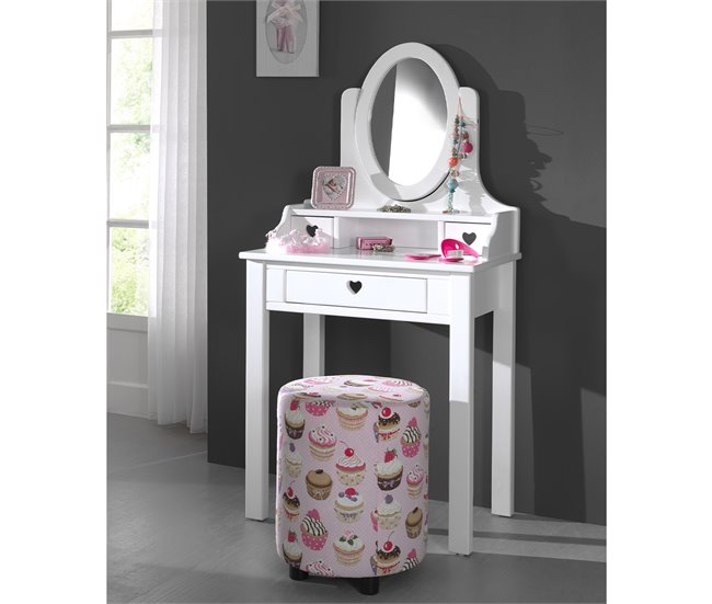 Conforama Tocador Vipack Amori - Blanco