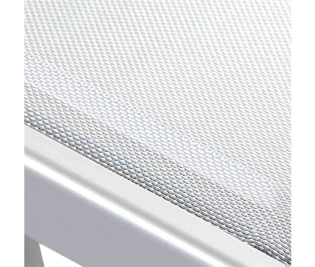 Conforama Tumbona De Aluminio Blanco Hielo Bagnino