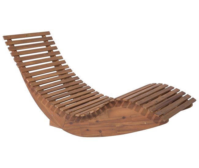 Conforama Tumbona Madera Madera clara BRESCIA